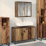  Set namještaja za kupaonicu 2 kom. Staro drvo 90 x 33 x 60 cm | shoptok.hr