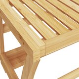  Polica za ručnike zidna 60 x 25 x 20 cm od bambusa | shoptok.hr
