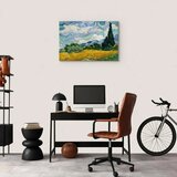  Slika - Vincent Van Gogh – Wheat Field with Cypresses 90x60 Na talijanskom platnu | shoptok.hr