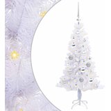  Umjetno božićno drvce s stalakom Bijelo 120 cm PVC i čelik | shoptok.hr