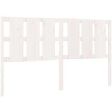  Uzglavlje za krevet bijelo 185 5x4x100 cm od masivne borovine | shoptok.hr