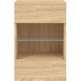  Zidni TV ormarić s LED svjetlima boja hrasta 40x30x60,5 cm | shoptok.hr
