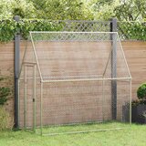  Kavez za kokoši srebrni 200 x 100 x 190 cm od pocinčanog čelika | shoptok.hr