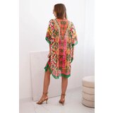 Kesi Włoski Women's beach poncho with V-neckline green | shoptok.hr