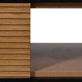 Ixia Črna mizica v jesenovem dekorju 60x124 cm Orleans – | Shoptok.si