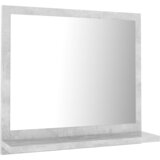  Kupaonsko ogledalo boja betona 40x10,5x37 cm konstruirano drvo | shoptok.hr