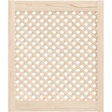  Vrata za ormarić rešetkasti dizajn 2 kom 59,5x69 cm borovina | shoptok.hr