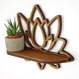 Kalune Design Polica v naravni barvi 33 cm Lotus – | Shoptok.si