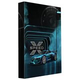 Spirit Spirit: X-Speed športni avtomobil Register z gumijastim trakom velikosti A4 | Shoptok.si
