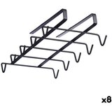  Vješalica za čaše Crna Željezo 16 x 7 x 28 5 cm (8 kom.) | shoptok.hr