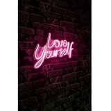 WALLXPERT dekorativna plastična led rasveta love yourself pink | ePonuda.com