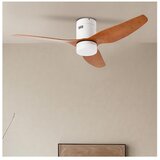  ZEVENTI - LED plafonski ventilator PADUA LED/18W/230V Wi-Fi Tuya bela/braon + daljinski upravljač | Eponuda.com