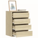 The Living Store Kotni predalnik sonoma hrast 60x41x76 cm inženirski les - Predalnik, (21661208) | Shoptok.si