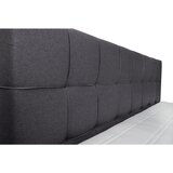 CARRYHOME POSTELJA BOXSPRING 180 cm x 200 cm , tekstil temno siva | Shoptok.si