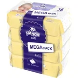 Panda Soft vlažne maramice za djecu 4x56 kom