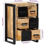 vidaXL Bivak 50x35x70 cm Masivni neobdelan les Mango | Shoptok.si