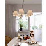  ByRydens 4202720-6510 - Visilica na sajli LYNF 5xE14/8W/230V hrom/bela | Eponuda.com