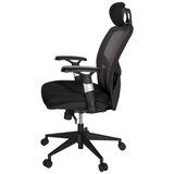 MID.YOU Vrtljiv Stol Venus Base, Srebrno-Siva, Črna | Shoptok.si