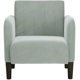 SOFA fotelja s naslonima za ruke svijetlosiva 54 cm baršunasta | shoptok.hr