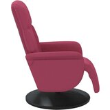  Naslonjač s osloncem za noge boja crvenog vina baršunasti | shoptok.hr