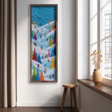 WALLXPERT LAC128-150 Multicolor Decorative Framed MDF Painting | Eponuda.com