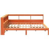  Krevet s regalom za knjige bez madraca 160x200 cm od borovine | shoptok.hr