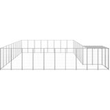  Kavez za pse srebrni 25,41 m² čelični | shoptok.hr