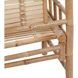  Klupa s jastukom 120 cm od bambusa | shoptok.hr