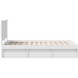  Okvir za krevet Bijelo 120 x 200 cm Čvrsto borovo drvo | shoptok.hr