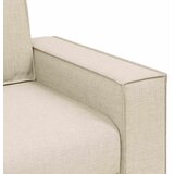 SOFA za 3 osobe Bež 220 cm Platnasta tkanina Slike