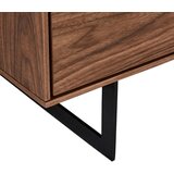 Furnhouse Rjava vitrina v orehovem dekorju 110x190 cm Tokyo – | Shoptok.si