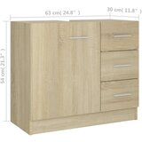 Ormarić za umivaonik boja hrasta sonome 63 x 30 x 54 cm iverica | shoptok.hr