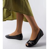 Gemre Lace black ballet flats with a bow Simpsville Cijene