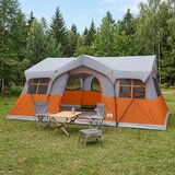  Obiteljski šator s krovom Siva i narančasta 487 x 340 x 216 cm | Eponuda.com