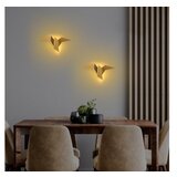 Opviq LED stenska svetilka v zlati barvi Pacali – | Shoptok.si