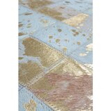 Kayoom RAVNO TKANA PREPROGA Lavish 210 Elfenbein / Gold 120/170 cm krem barve, zlate barve | Shoptok.si