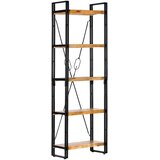 Police za knjige s 5 razina 60 x 30 x 180 cm masivno drvo manga | shoptok.hr