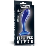 Flawless Clear Prostate Plug 6.0'' Blue LVTOY00693 cene