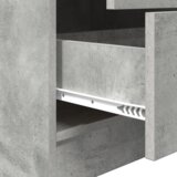 vidaXL betonska siva polica Betonska siva Beton Srednja | Shoptok.si