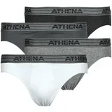 Spodnje hlače BASIC COTON Pack de 4 Siva