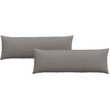  Jastučići za sofu 2 pcs Sivo-smeđa 120 x 40 cm tkanina | Eponuda.ba