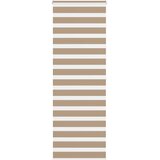 Zebra zavjesa Pješčano smeđa 90x200 cm Širina tkanine 85,9 cm Poliester | Shoptok.si
