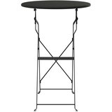 Bistro Stol Antracit Ø 50 x 71 cm Čelik s prahom | shoptok.hr
