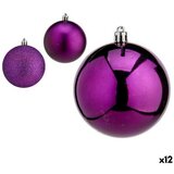  Set božićnih kuglica Vijoličasta Plastika 8 x 9 x 8 cm (12 kom.) Cijene