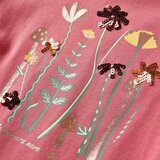  Dječja majica dugih rukava starinska ružičasta boja 128 | shoptok.hr