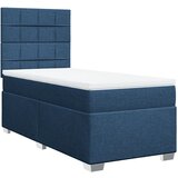  The Living Store Box spring postelja z vzmetnico modra 100x200 cm blago - Box Spring Postelja, (21497121) | Shoptok.si