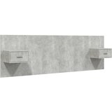 Maison Chic Posteljno vzglavje - Vzglavna omarica - Nočna omarica z omaricami betonsko siv konstruiran les, (21706575) | Shoptok.si