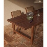 Kave Home Vrtna miza z mizno ploščo iz akacije 100x200 cm Itani – | Shoptok.si