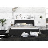 Molarem Home Tapecirani krevet RINO 140*200 crna eko koža | shoptok.hr