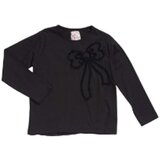 Miss Girly Majice z dolgimi rokavi T-shirt manches longues fille FANION Črna Cene